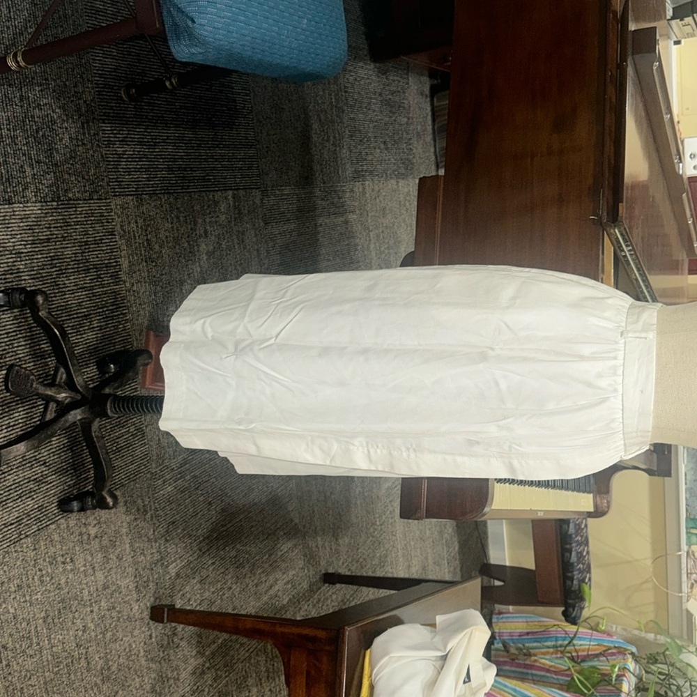 VINTAGE MS J BUTTON UP SKIRT WITH BELTLOOPS